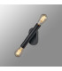 Jackson 2 Light Adjustable Ceiling/Wall E27 Satin Black-13