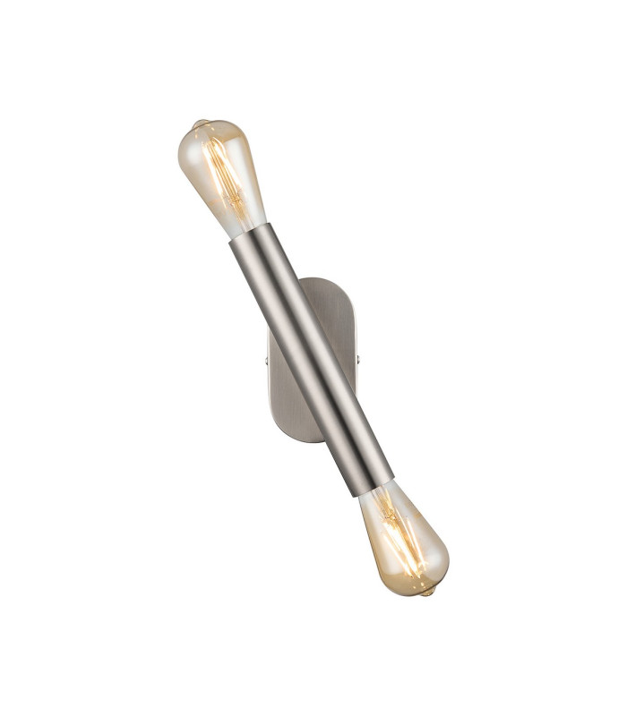 Jackson 2 Light Adjustable Ceiling/Wall E27 Satin Nickel-1