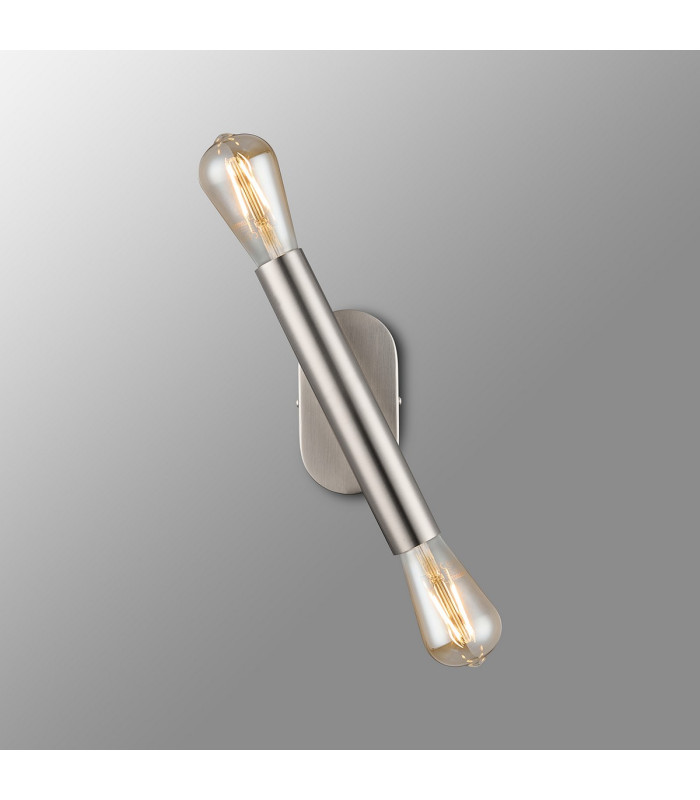 Jackson 2 Light Adjustable Ceiling/Wall E27 Satin Nickel-3
