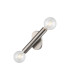 Jackson 2 Light Adjustable Ceiling/Wall E27 Satin Nickel-5