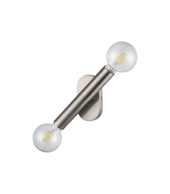 Jackson 2 Light Adjustable Ceiling/Wall E27 Satin Nickel-9