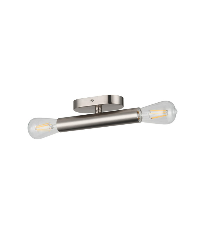 Jackson 2 Light Adjustable Ceiling/Wall E27 Satin Nickel-11