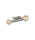 Jackson 2 Light Adjustable Ceiling/Wall E27 Satin Nickel-12