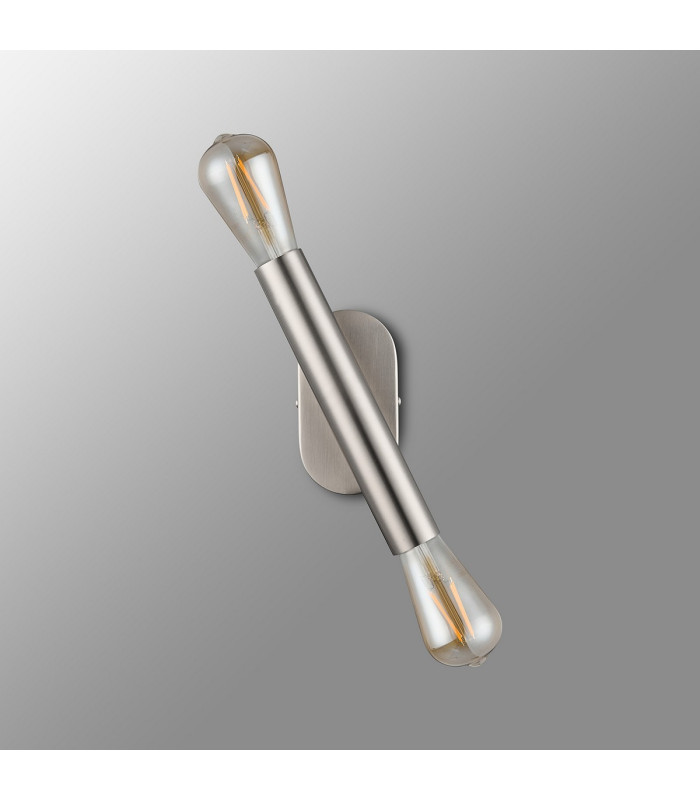 Jackson 2 Light Adjustable Ceiling/Wall E27 Satin Nickel-13