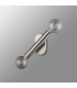 Jackson 2 Light Adjustable Ceiling/Wall E27 Satin Nickel-15