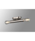 Jackson 2 Light Adjustable Ceiling/Wall E27 Satin Nickel-16