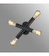 Jackson 2 Arm 4 Light Adjustable Ceiling/Wall E27 Satin Black-14