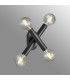 Jackson 2 Arm 4 Light Adjustable Ceiling/Wall E27 Satin Black-16