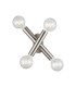 Jackson 2 Arm 4 Light Adjustable Ceiling/Wall E27 Satin Nickel-1