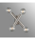 Jackson 2 Arm 4 Light Adjustable Ceiling/Wall E27 Satin Nickel-3