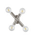 Jackson 2 Arm 4 Light Adjustable Ceiling/Wall E27 Satin Nickel-4