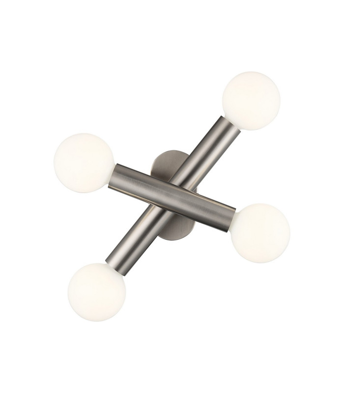 Jackson 2 Arm 4 Light Adjustable Ceiling/Wall E27 Satin Nickel-5