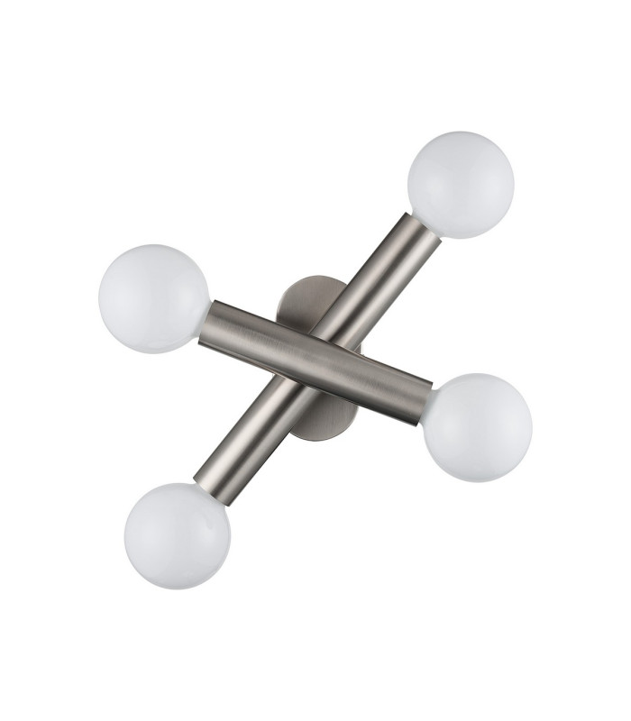Jackson 2 Arm 4 Light Adjustable Ceiling/Wall E27 Satin Nickel-9