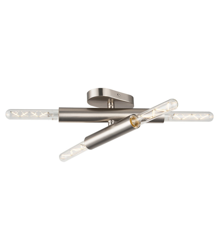 Jackson 2 Arm 4 Light Adjustable Ceiling/Wall E27 Satin Nickel-10
