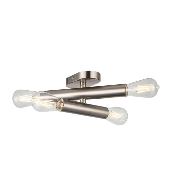 Jackson 2 Arm 4 Light Adjustable Ceiling/Wall E27 Satin Nickel-12