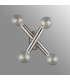 Jackson 2 Arm 4 Light Adjustable Ceiling/Wall E27 Satin Nickel-13
