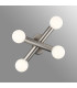 Jackson 2 Arm 4 Light Adjustable Ceiling/Wall E27 Satin Nickel-14