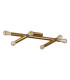 Jackson 3 Arm 6 Light Adjustable Ceiling/Wall E27 Antique Gold-4