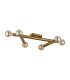 Jackson 3 Arm 6 Light Adjustable Ceiling/Wall E27 Antique Gold-9