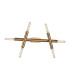 Jackson 3 Arm 6 Light Adjustable Ceiling/Wall E27 Antique Gold-12