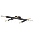 Jackson 3 Arm 6 Light Adjustable Ceiling/Wall E27 Satin Black-1