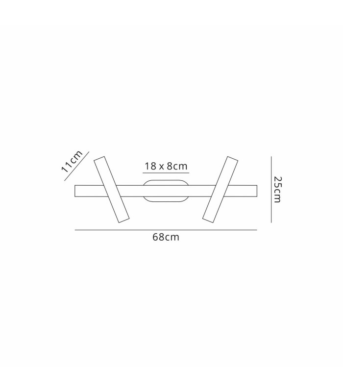Jackson 3 Arm 6 Light Adjustable Ceiling/Wall E27 Satin Black-2