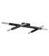 Jackson 3 Arm 6 Light Adjustable Ceiling/Wall E27 Satin Black-4