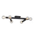 Jackson 3 Arm 6 Light Adjustable Ceiling/Wall E27 Satin Black-5