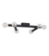 Jackson 3 Arm 6 Light Adjustable Ceiling/Wall E27 Satin Black-9