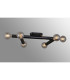 Jackson 3 Arm 6 Light Adjustable Ceiling/Wall E27 Satin Black-14