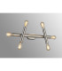 Jackson 3 Arm 6 Light Adjustable Ceiling/Wall E27 Satin Nickel-14