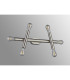 Jackson 3 Arm 6 Light Adjustable Ceiling/Wall E27 Satin Nickel-15