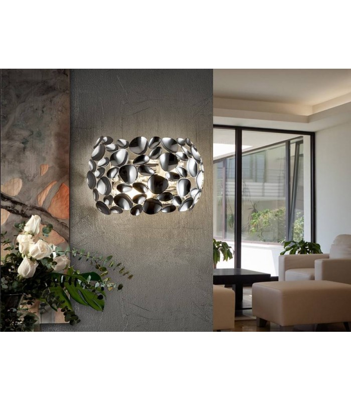 2 Light Wall Lamp Chrome, E14 - 1
