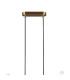 Jackson 5 Arm 10 Light Linear Adjustable Pendant E27 Antique Gold-6