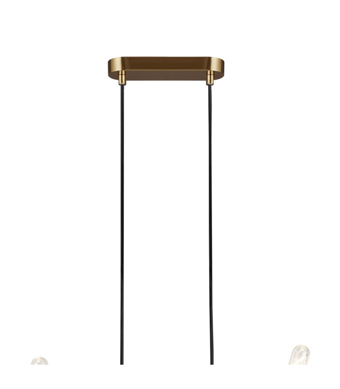Jackson 5 Arm 10 Light Linear Adjustable Pendant E27 Antique Gold-6