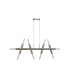 Jackson 5 Arm 10 Light Linear Adjustable Pendant E27 Satin Nickel-4