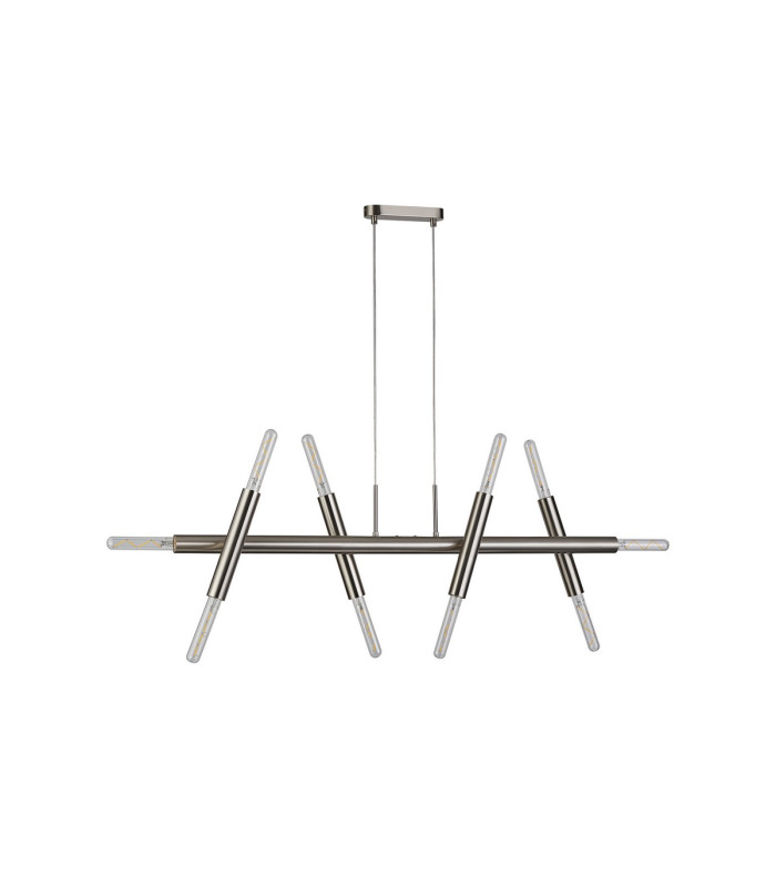 Jackson 5 Arm 10 Light Linear Adjustable Pendant E27 Satin Nickel-4