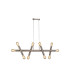 Jackson 5 Arm 10 Light Linear Adjustable Pendant E27 Satin Nickel-5
