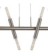 Jackson 5 Arm 10 Light Linear Adjustable Pendant E27 Satin Nickel-6