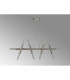 Jackson 5 Arm 10 Light Linear Adjustable Pendant E27 Satin Nickel-10