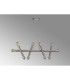 Jackson 5 Arm 10 Light Linear Adjustable Pendant E27 Satin Nickel-12