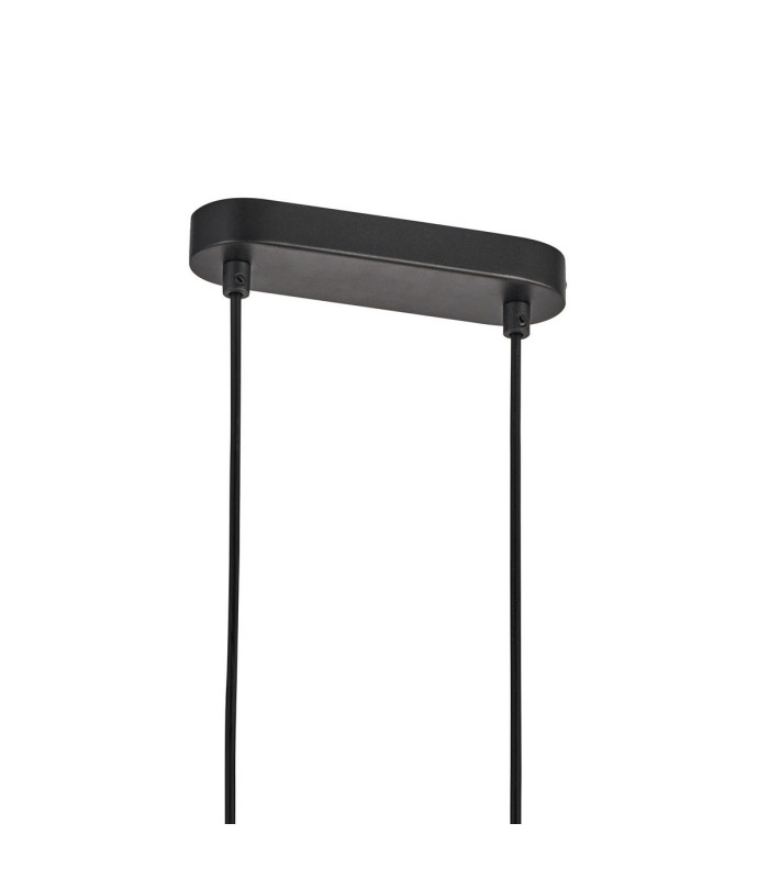 Jackson 3 Arm 6 Light Linear Adjustable Pendant/Semi Flush E27 Satin Black-5