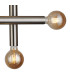 Jackson 3 Arm 6 Light Linear Adjustable Pendant/Semi Flush E27 Satin Nickel-8