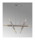 Jackson 3 Arm 6 Light Linear Adjustable Pendant/Semi Flush E27 Satin Nickel-13
