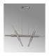 Jackson 3 Arm 6 Light Linear Adjustable Pendant/Semi Flush E27 Satin Nickel-14