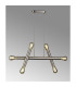 Jackson 3 Arm 6 Light Linear Adjustable Pendant/Semi Flush E27 Satin Nickel-15