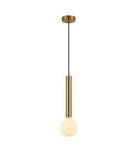 Jackson 1 Light Vertical Pendant E27 Antique Gold-1