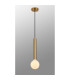 Jackson 1 Light Vertical Pendant E27 Antique Gold-3