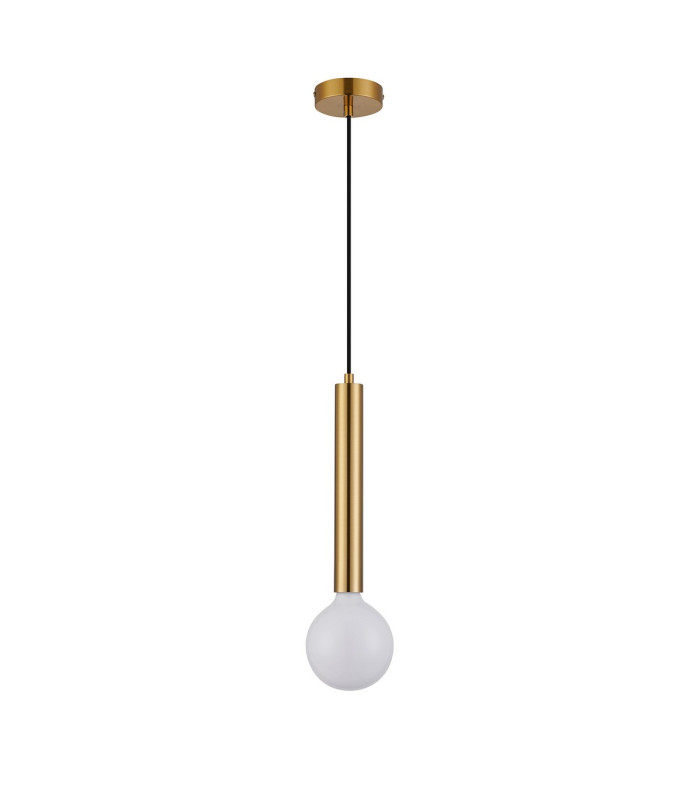 Jackson 1 Light Vertical Pendant E27 Antique Gold-4
