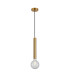 Jackson 1 Light Vertical Pendant E27 Antique Gold-5